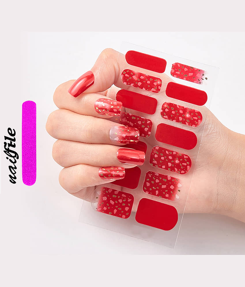The Canvas Arts 14 Tips Finger Nail Sticker Women Stickers 10 g view 2