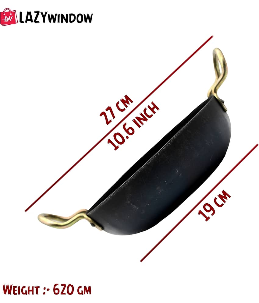 LAZYWINDOW Black Iron No Coating Cookware Sets ( Set of 1 ) view 2
