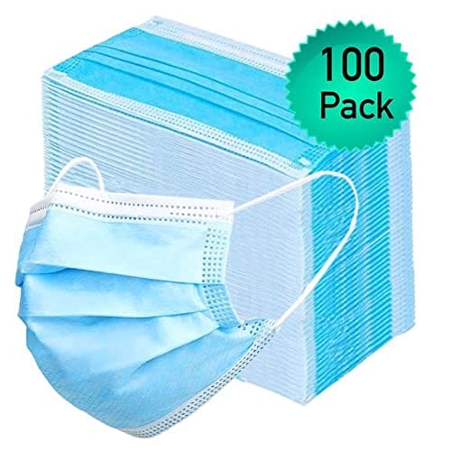 Elecsera SURGICAL-100 mask-003 Surgical Mask With Melt Blown Fabric Layer (Free Size, Pack of 100, 3 Ply) view 2