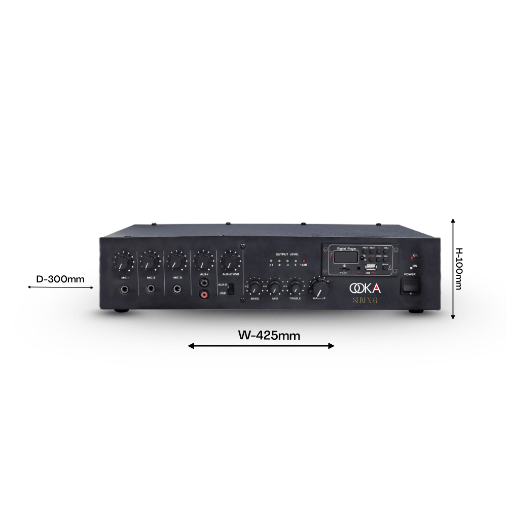 Ooka AUDiO SLIM X 6 Amplifier view 2