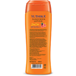 Yuthika Sunscreen Lotion SPF 30 PA+++ UVA UVB Protection 300ml view 2