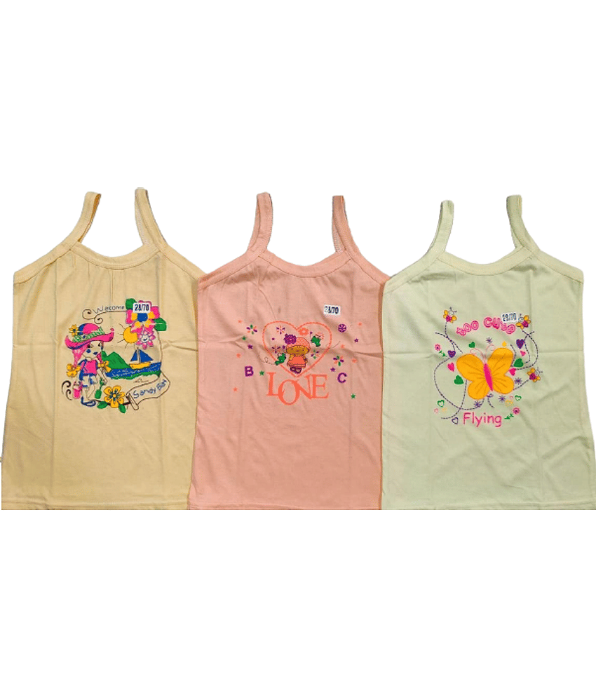 DAYAKU Pack of 3 Girls Cotton Blend ( Multi )
