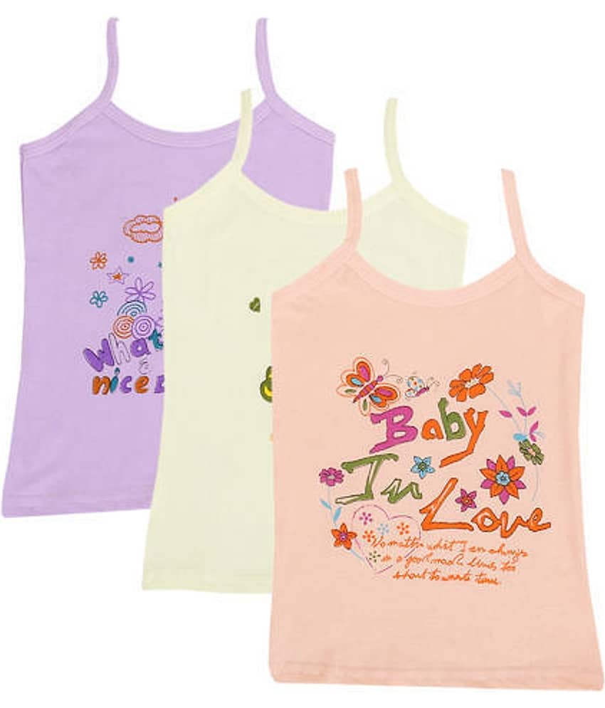 DAYAKU Pack of 3 Girls Cotton Blend ( Multi ) view 2