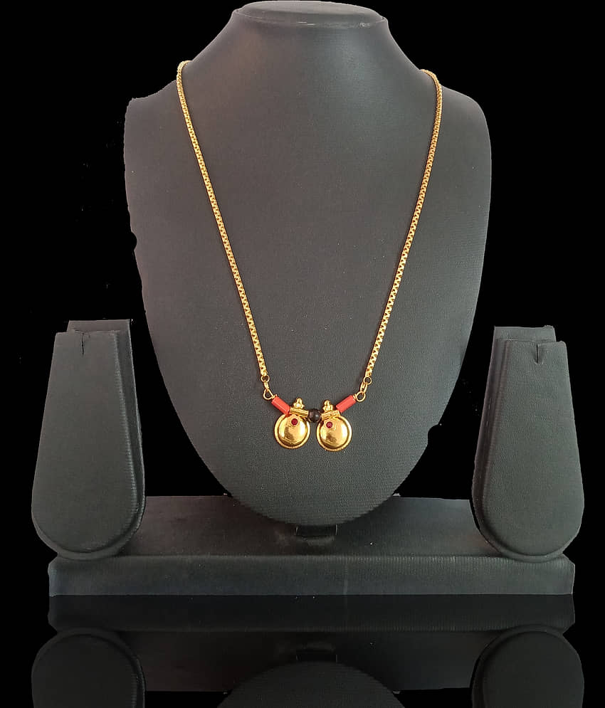 KRIMO Golden Mangalsutra ( Pack of 1 ) view 2