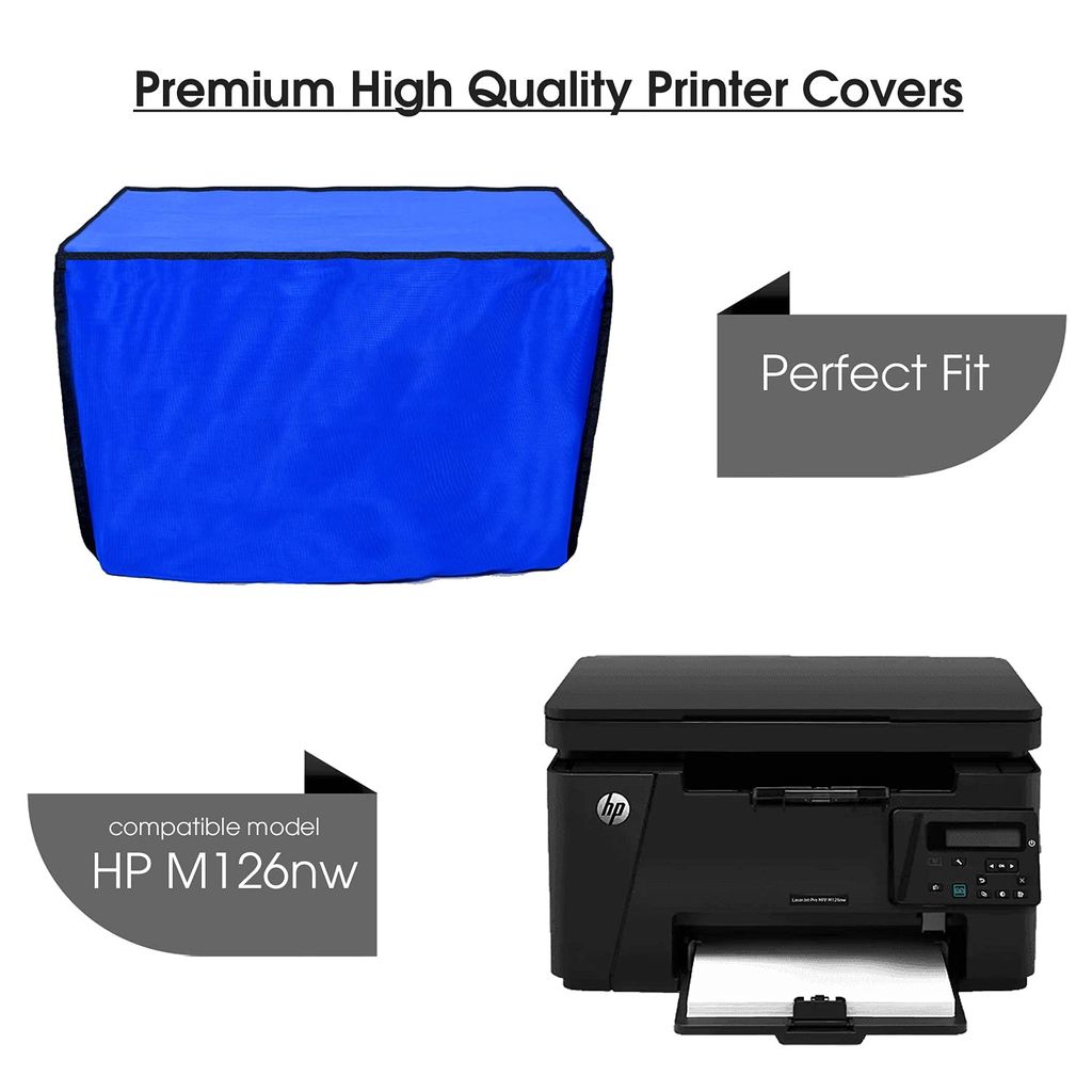 Palap Super Premium Dust Proof Printer Cover for HP M126nw - Blue (Size :47 x 41.5 x 30.4 Cms) view 2