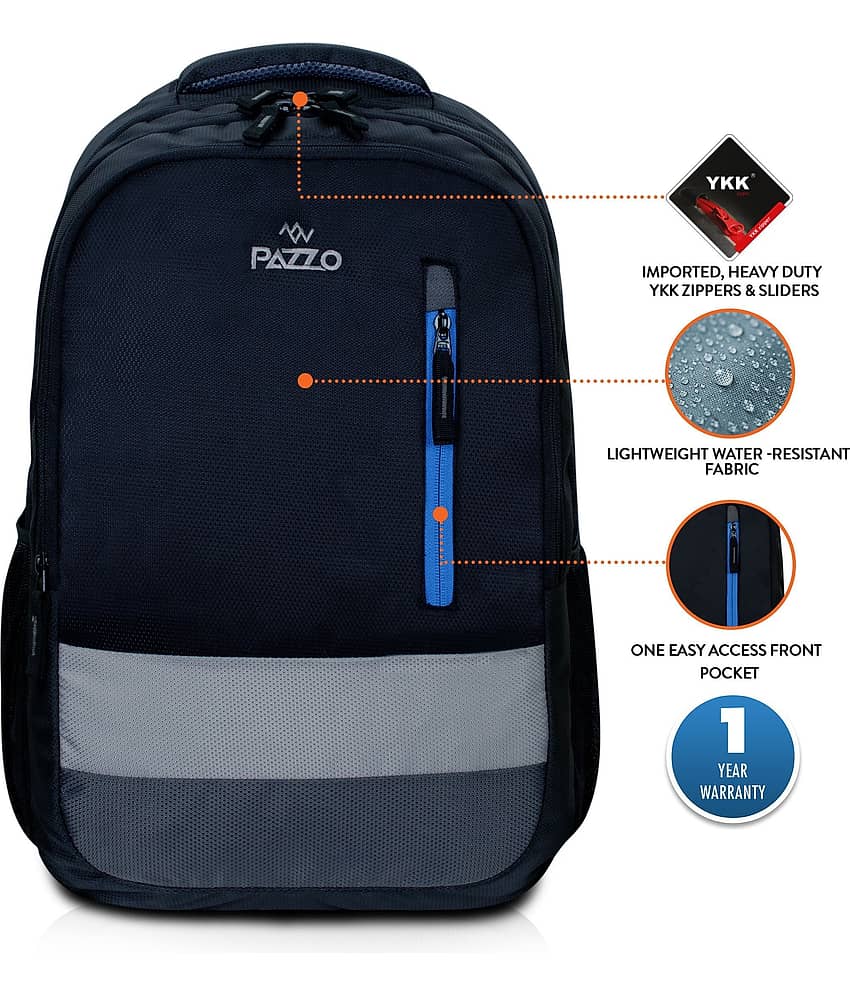 PAZZO 40 Ltrs Grey Backpack view 2