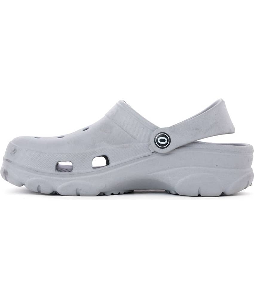 KHADIM - Gray Men's Clogs view 2