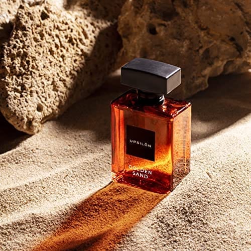 UPSILON Golden Sand Eau De Parfum Premium Long Lasting Fresh & Powerful Fragrance Spray Travel Friendly Luxury Parfum Scent | Mens Perfume | 100ml - Pack Of 1 view 2