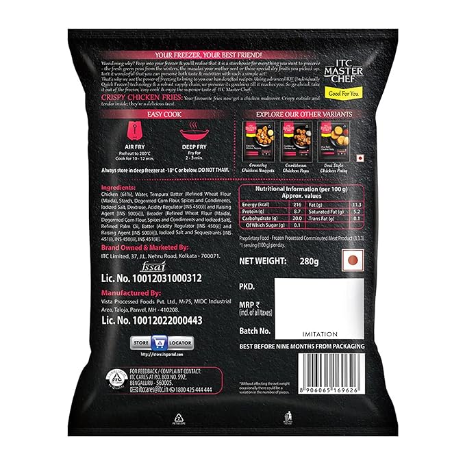 ITC Master Chef Crispy Chicken Fries 280 Gms view 2