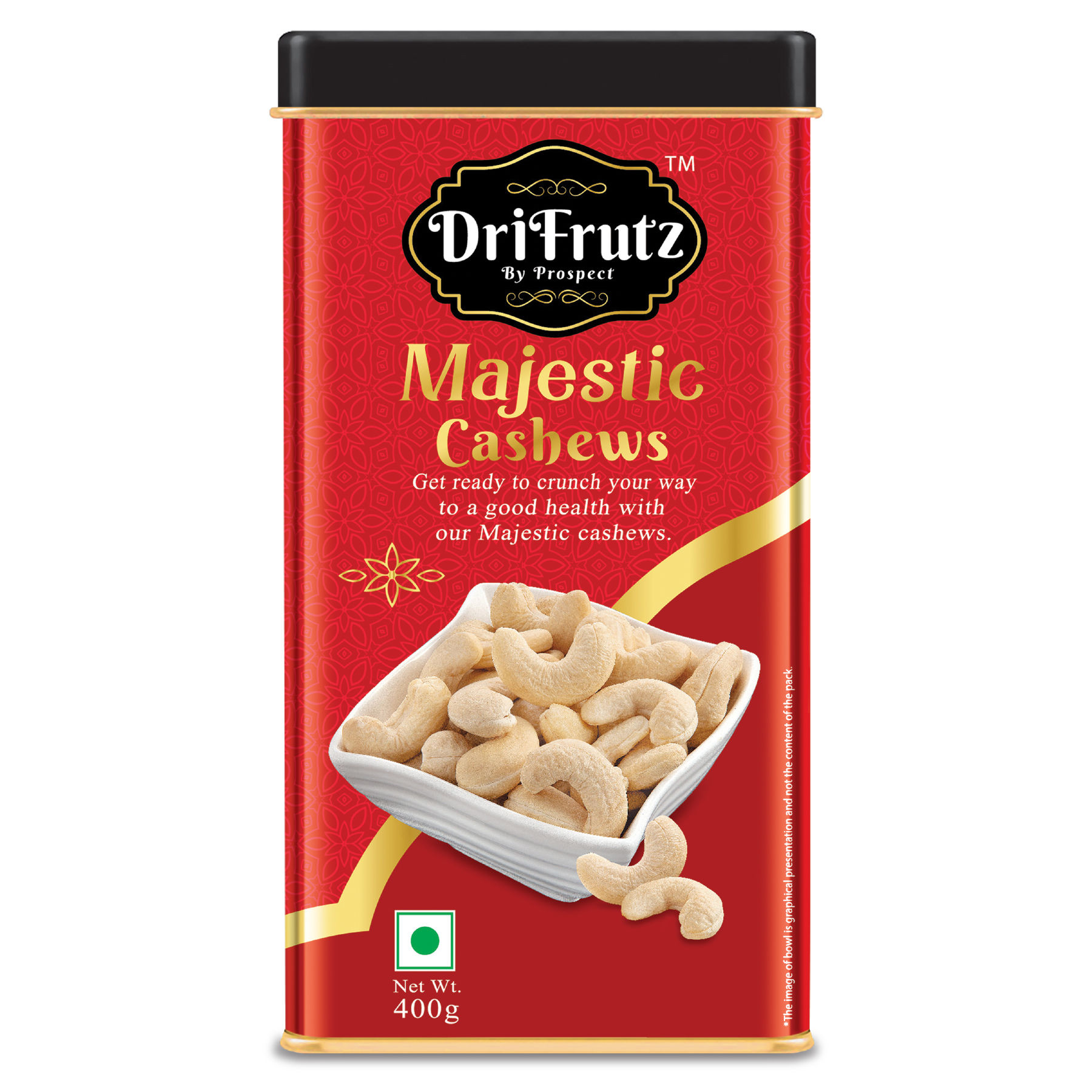 DriFrutz Majestic Cashews, 400 gm