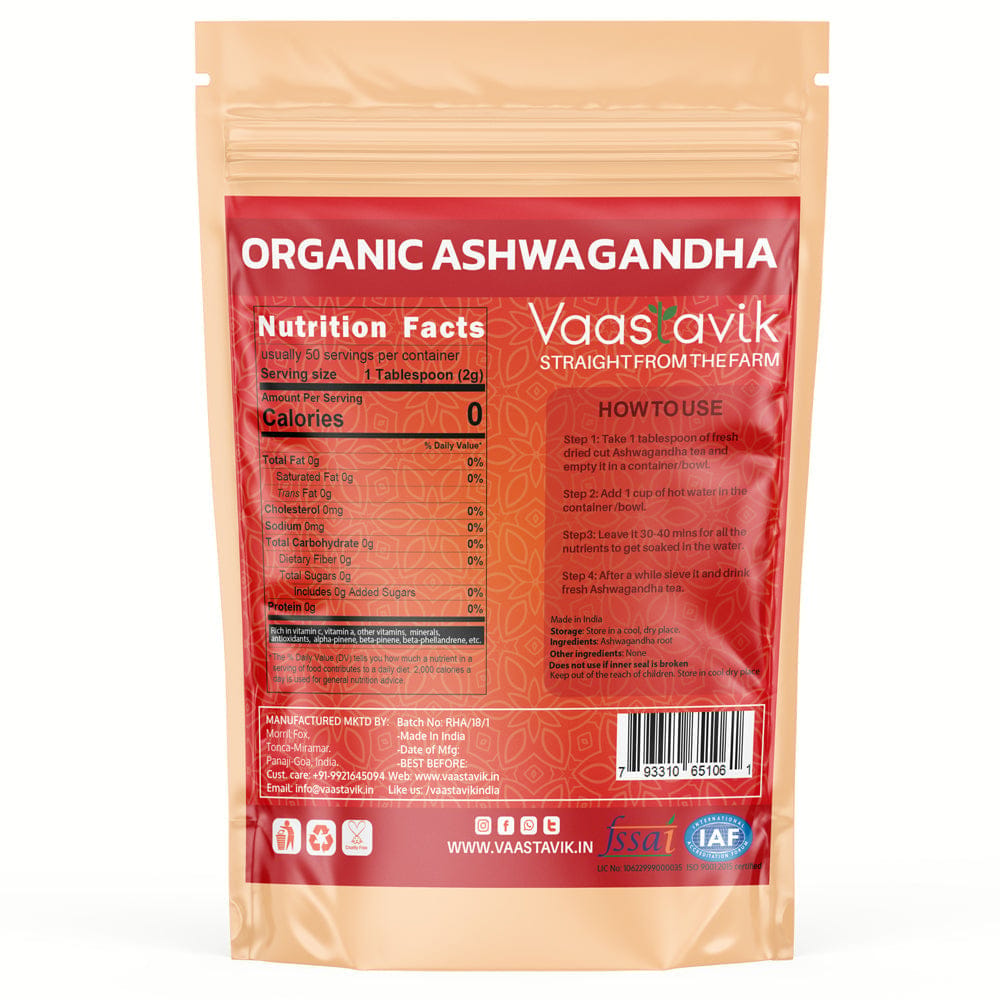 Vaastavik Ashwagandha Root Tea 100gm view 2