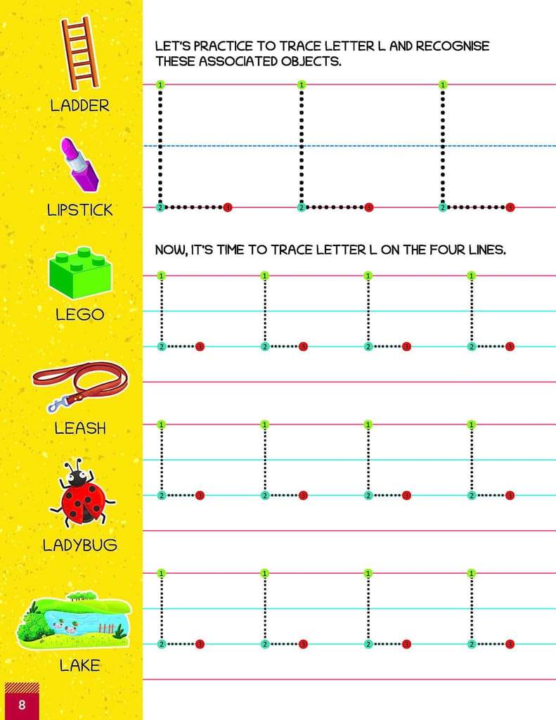 Oswaal Lil Legends Writing Practice Boxset: Pack of 4 Books (Lines & Patterns Tracing L-0 And Tracing & Vocabulary L-1 And Number Tracing & Activity L-1 And Tracing & Vocabulary L-2) Age 2-5 years Sonia Agarwal Bajaj and Oswaal Editorial Board view 2