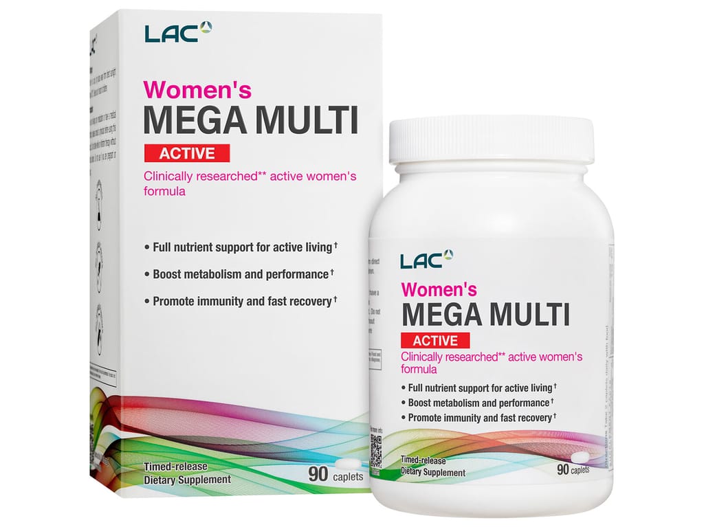LAC WOMENS Mega Multi Active(90 caplets)