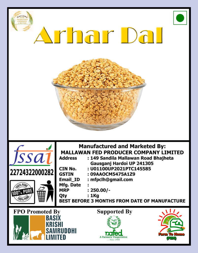 Arhar Dal | 100% Pure | 1 Kg view 2