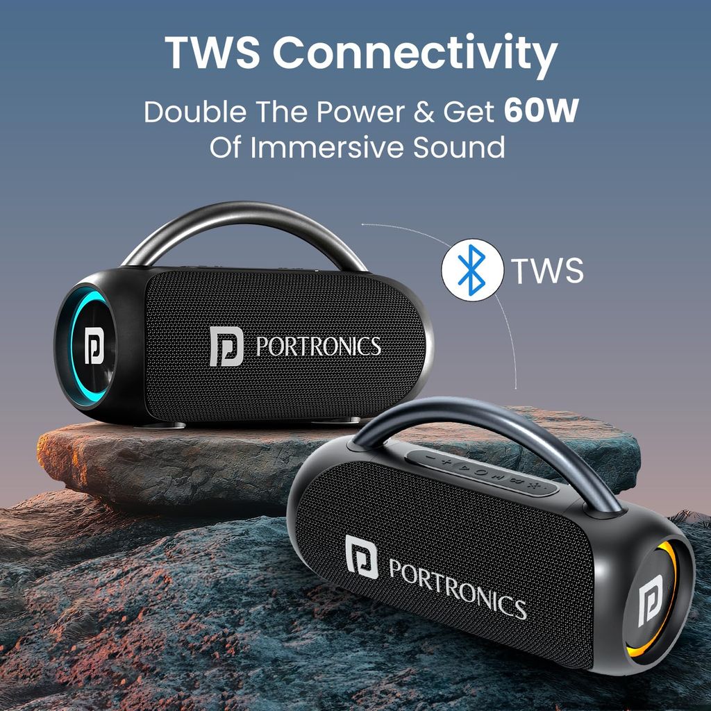 Portronics 30W Radiant 2 Portable Bluetooth Speaker view 2