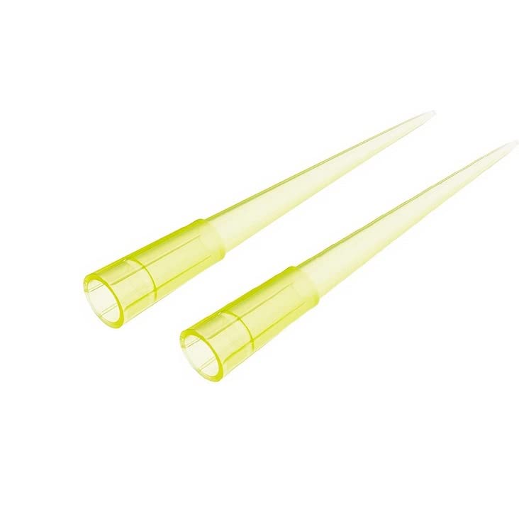 Yellow White lips Gilson type 200ul 1 Box 1000 Pic