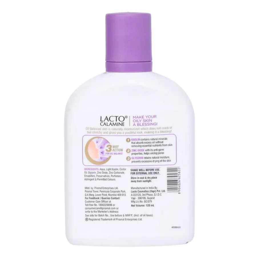 Lacto Calamine Face Care Purple 120 Ml view 2