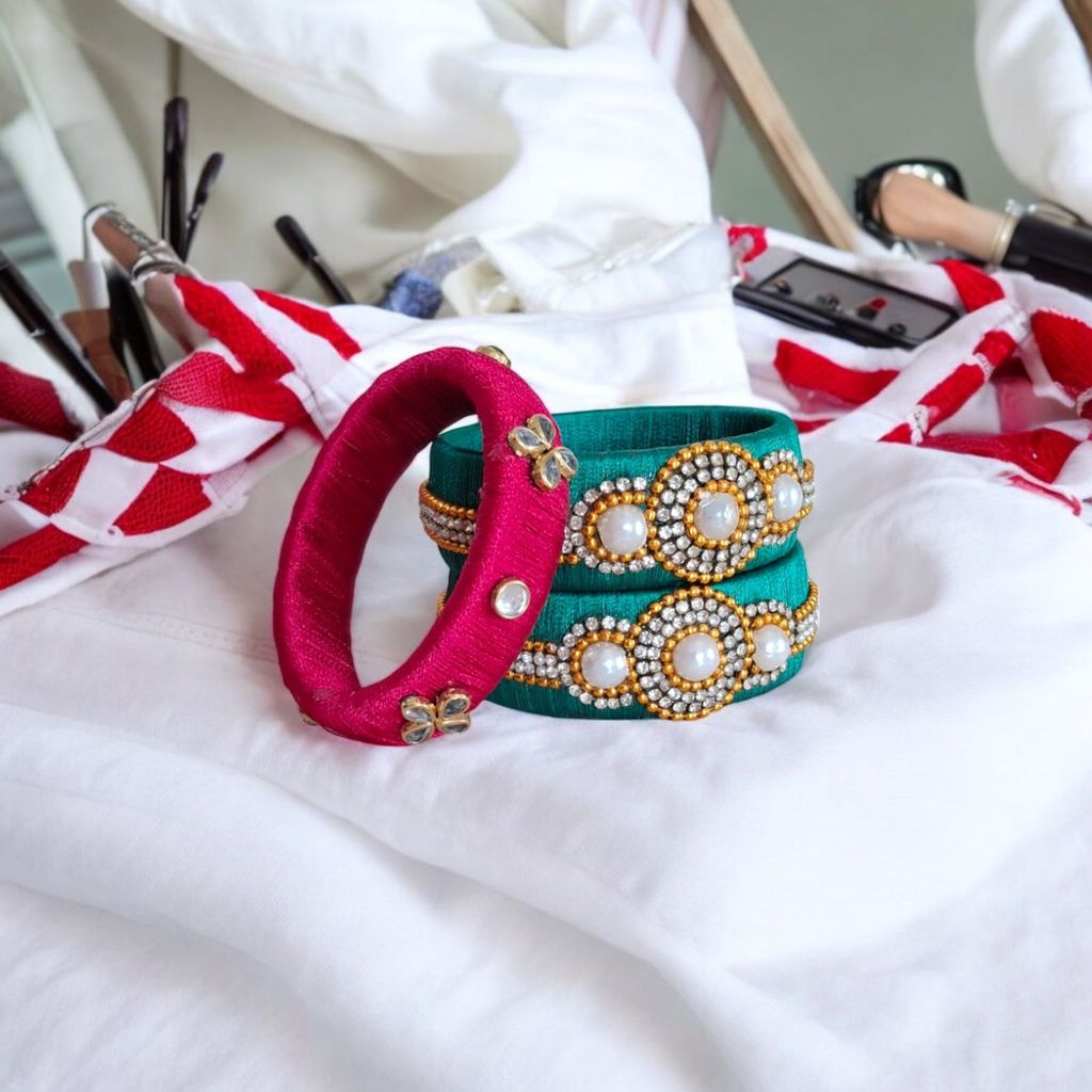 Slik Thread Bangle Kad (10.16cm*) view 2