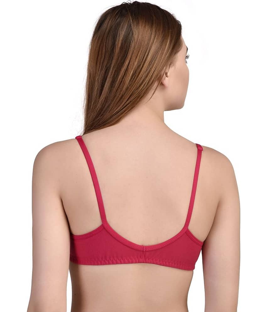 Desiprime Pack of 3 Poly Cotton Non Padded Women's Front Closure ( Multi Color ) view 2