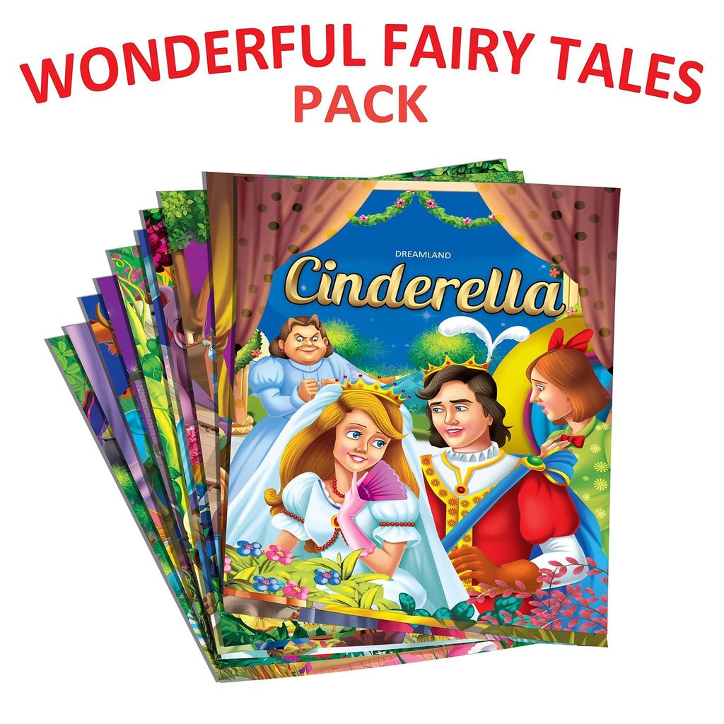 Wonderful Fairy Tales Books Pack - 10 Books Set |Story Books for Kids Age 3+ [Paperback] Dreamland Publications view 2