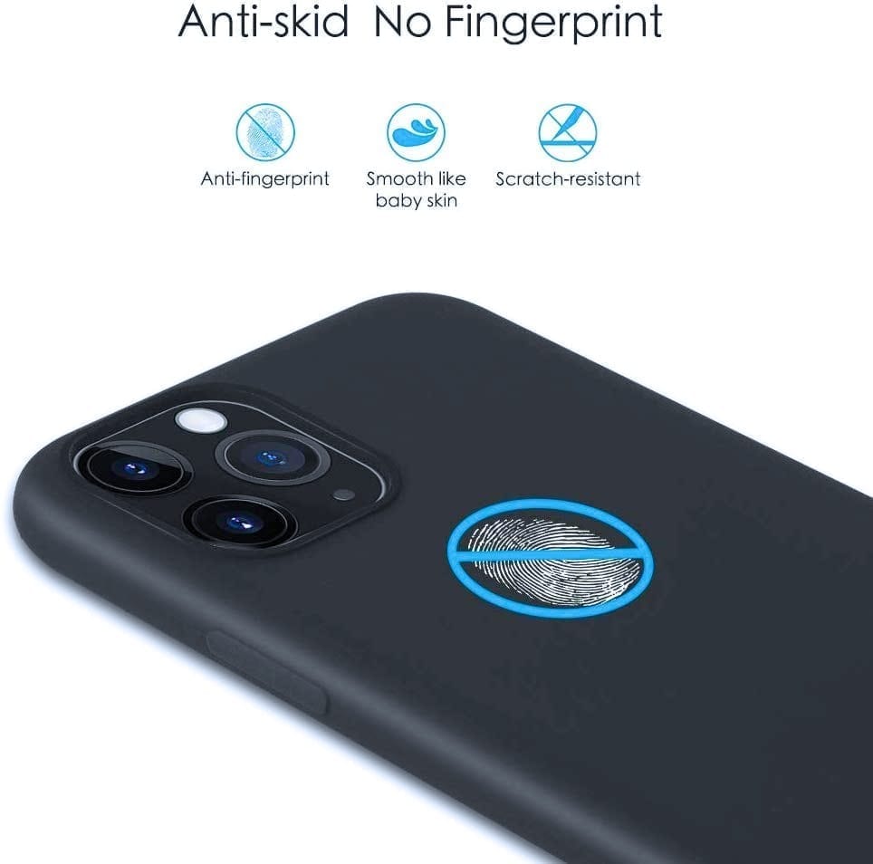 Memumi Crystalloid Series Liquid Silicone Back Cover for Apple iPhone 11 Pro Shockproof-Blue (5.8") view 2