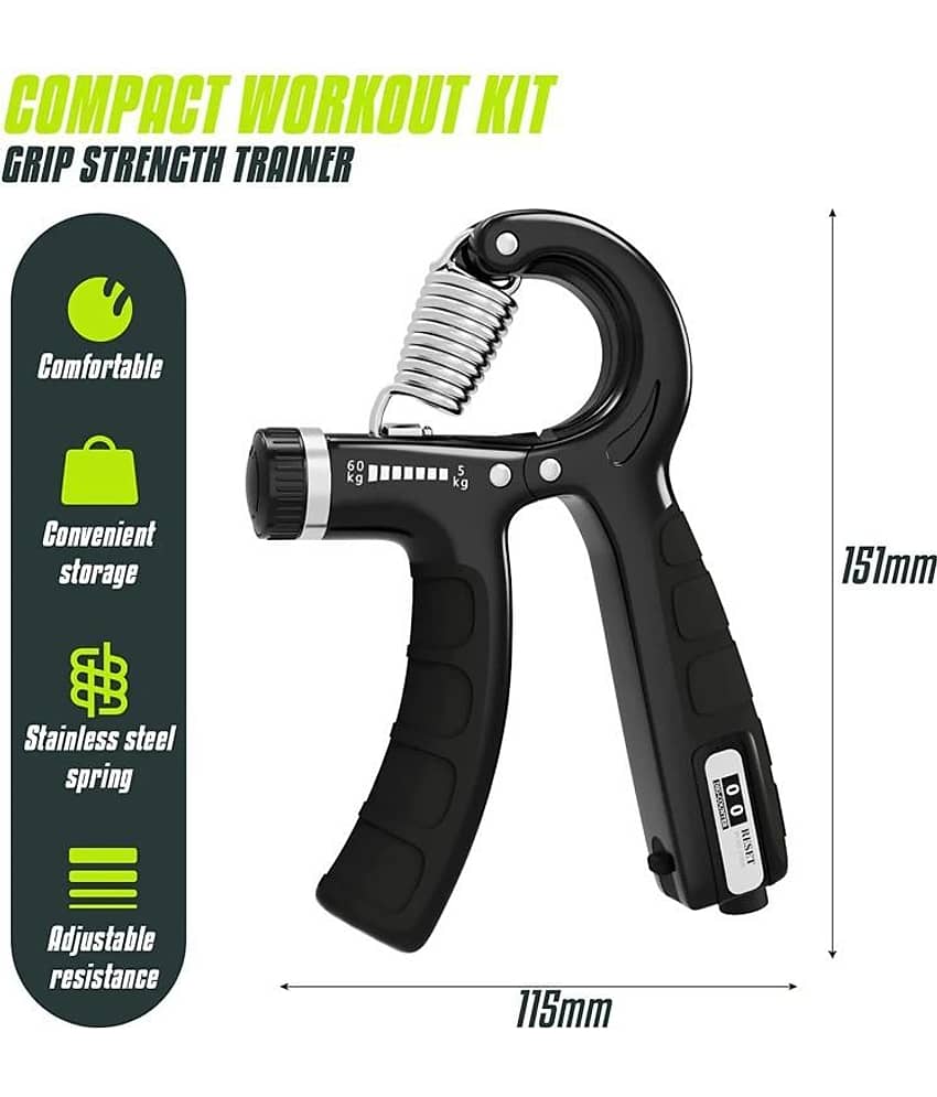 AJRO DEAL Counter Adjustable Finger Extensor for Forearm Exercise, Strength Build Hand Grip/Fitness Grip view 2
