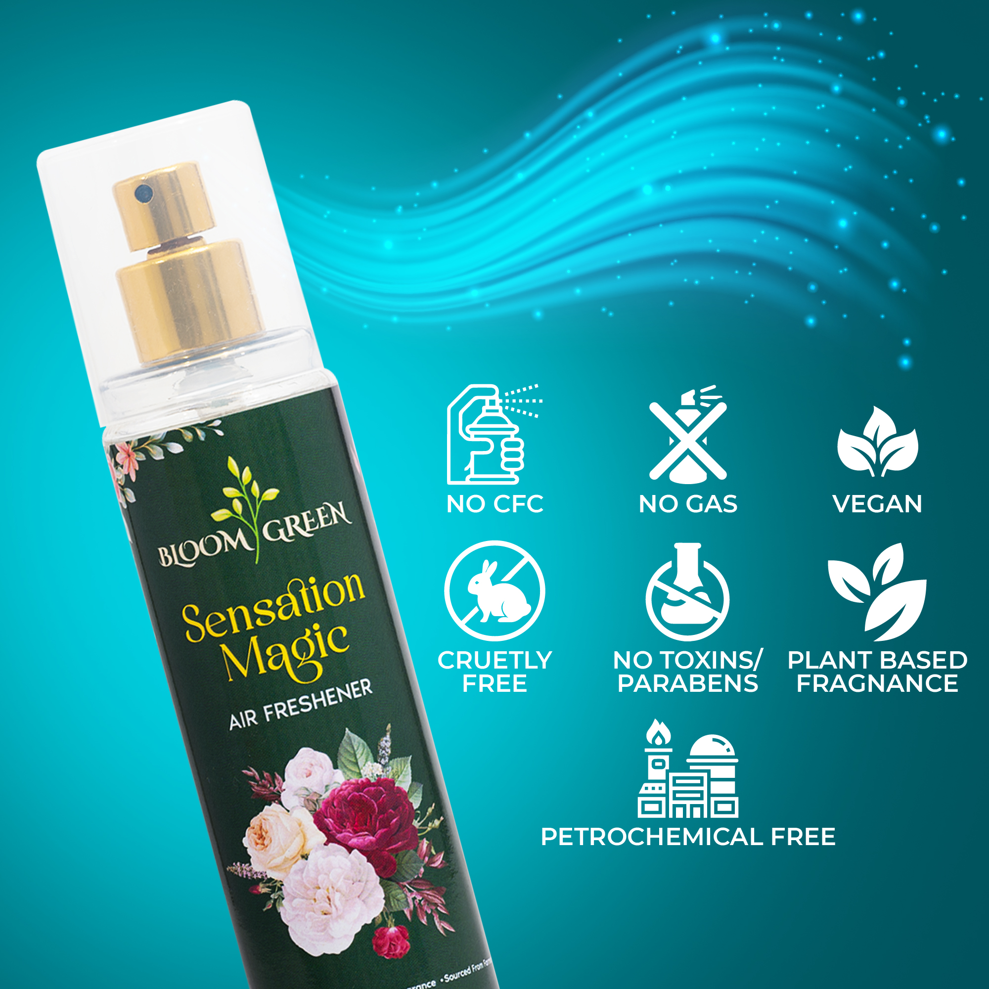Sensation magic Room Freshener Spray - Relaxing Lavender Scent view 2