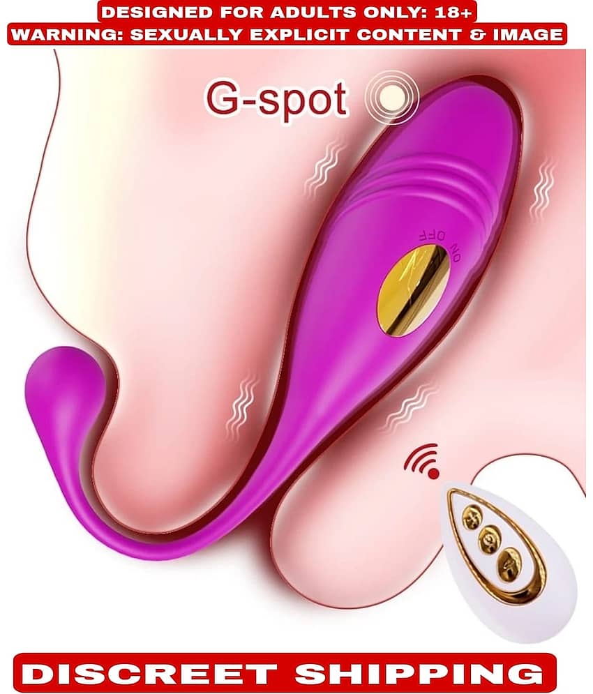 WIRELESS REMOTE CONTROLLED FISH SHAPED VIBRATING EGG IN 10 VIBRATION MODES WITH USB CHARGING OPTION SEX TOY FOR WOMEN (LOW PRICE)