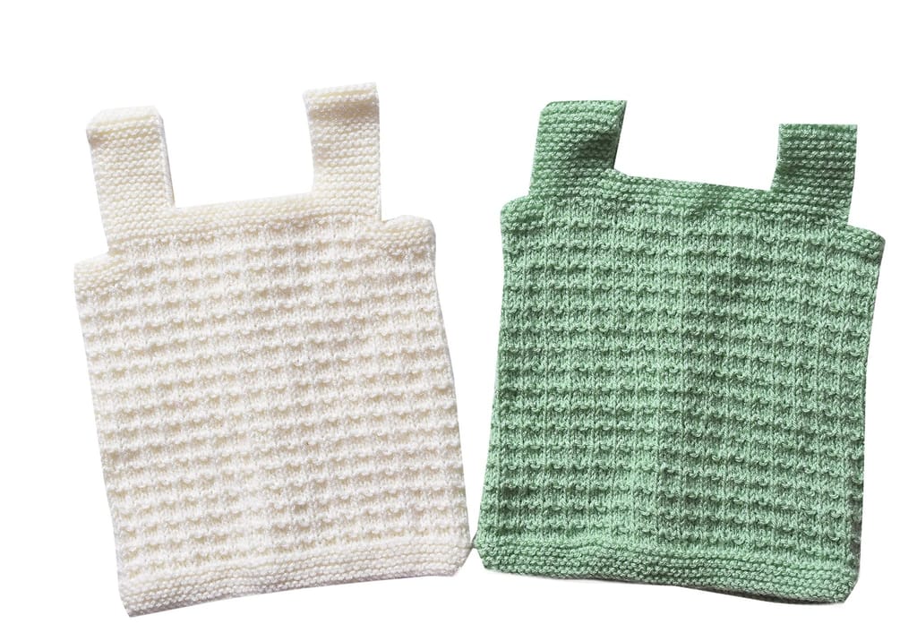 The Baby First Box Handmade Unisex Baby Wool Sweater for New Born Baby| Sweater for New Born Baby 0-3 Months| Sleeveless Baby Sweater | (Pack of 2) view 2