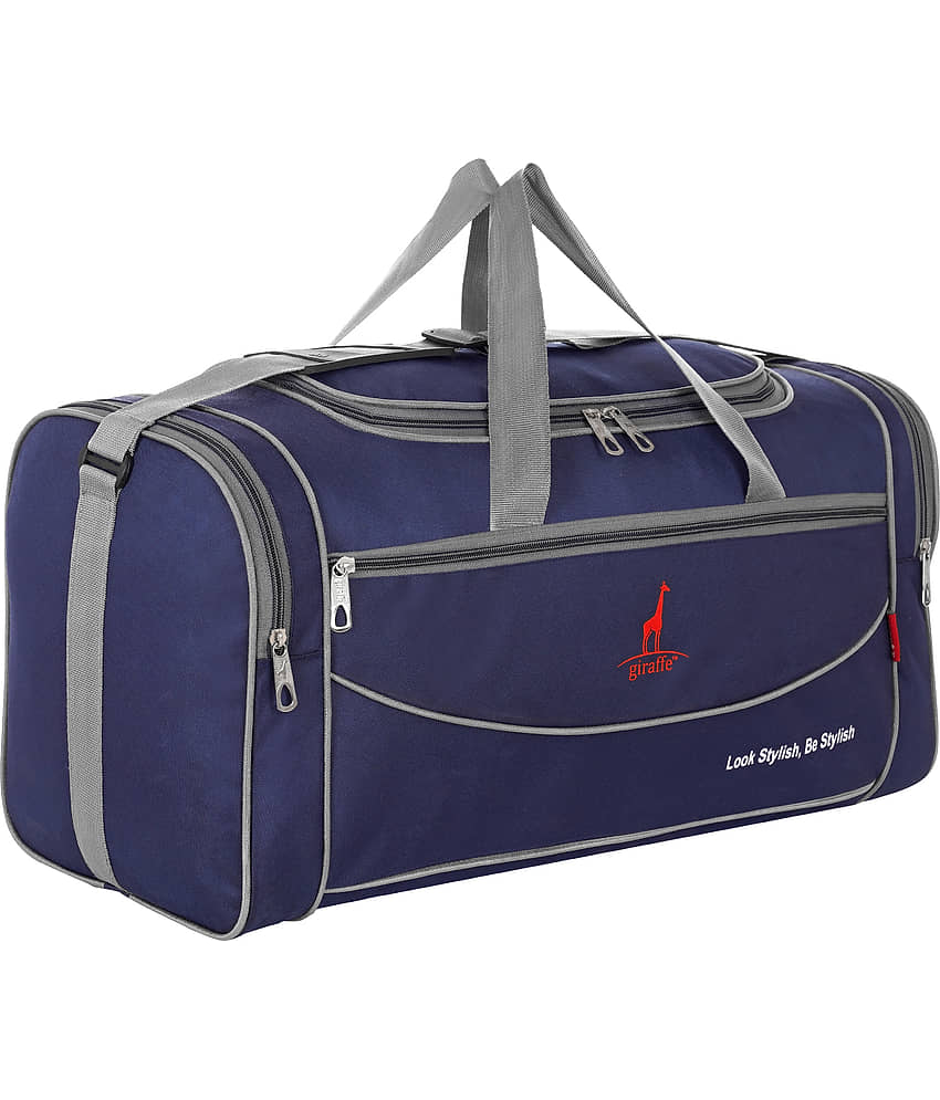 Giraffe 40 Ltrs Blue Polyester Duffle Bag