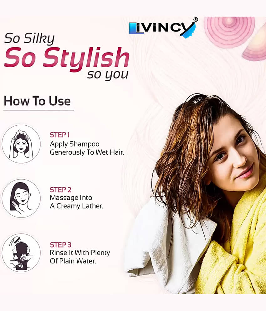 LIVINCY Anti Hair Fall Shampoo 200 ( Pack of 2 ) view 2