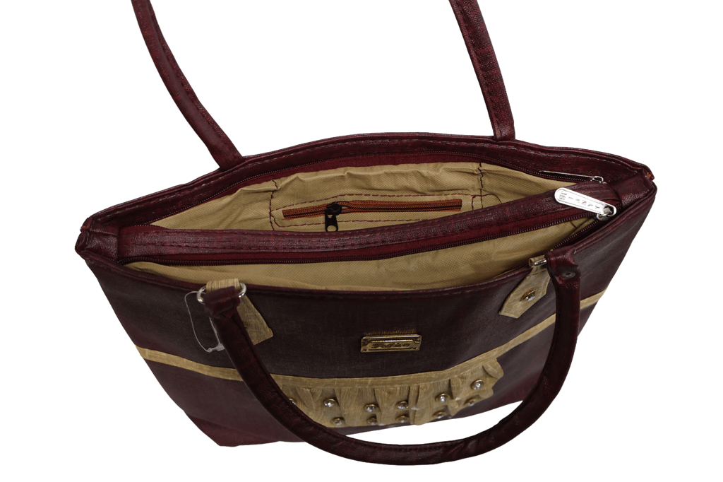 Brown colour Hand Bag view 2