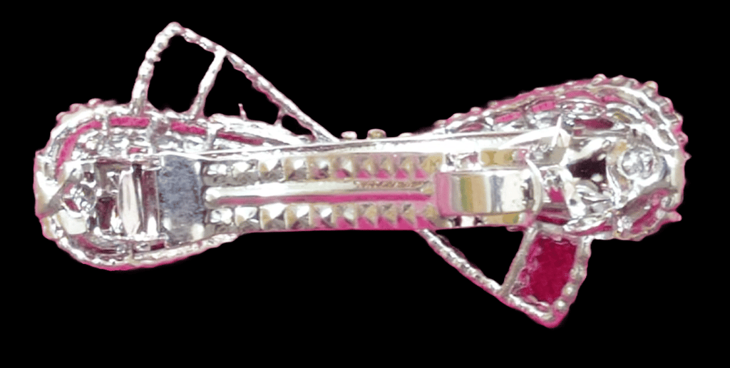 "Stunning Rhinestone Bow Hair Clip" view 2