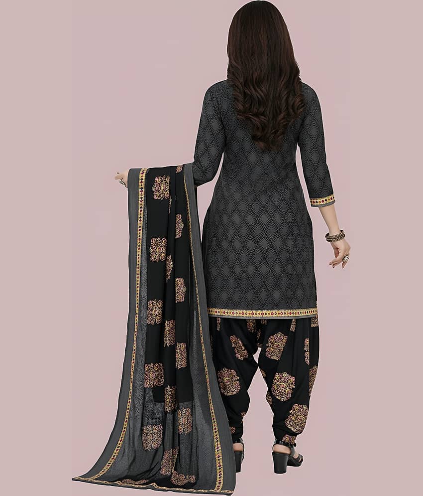 Reya Women's Crepe Unstitched Salwar Suit view 2