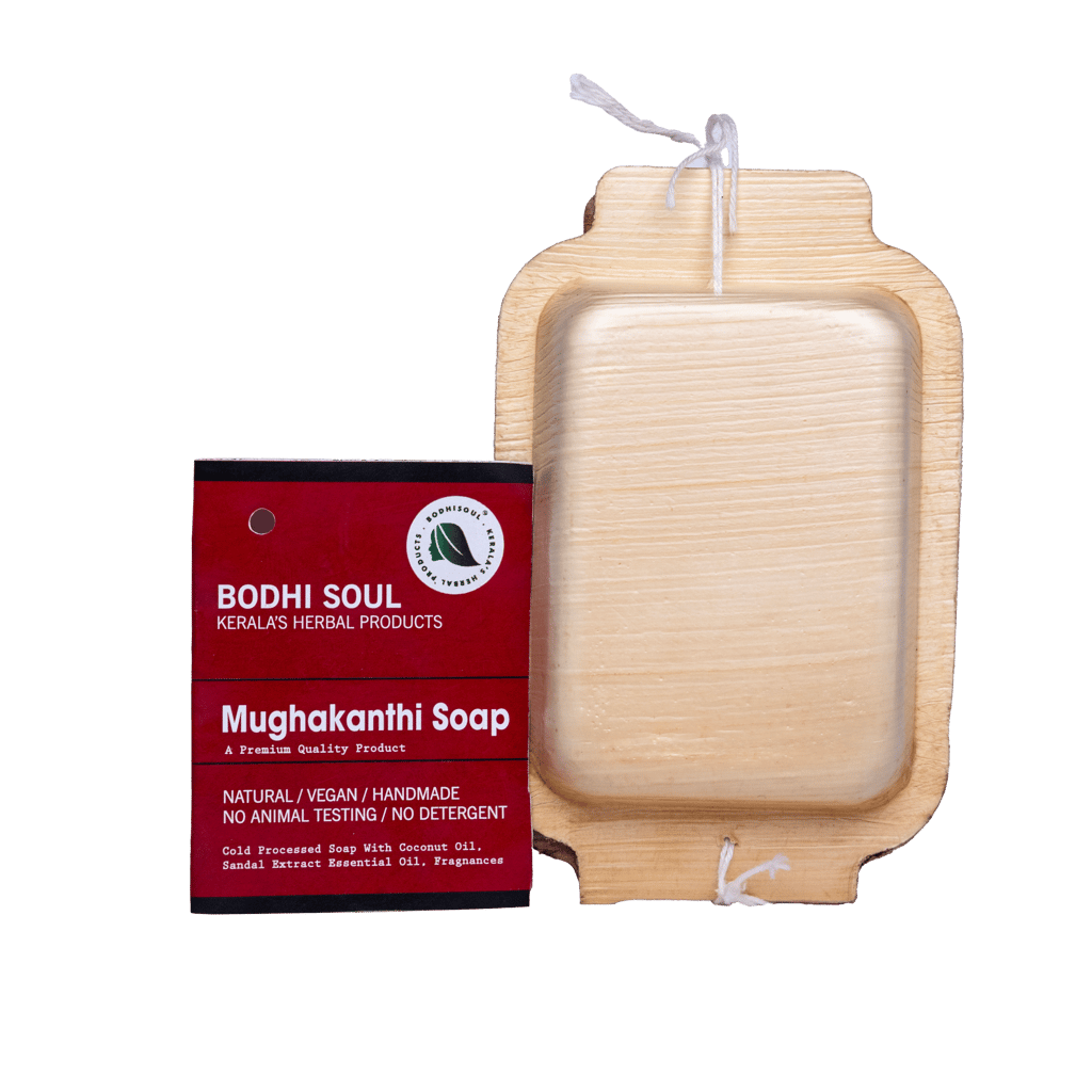 Bodhi Soul Mughakanthi Ayurvedic Soap | Sandalwood & Herbal Soap for Skin Tone & Texture | Handmade | 75g