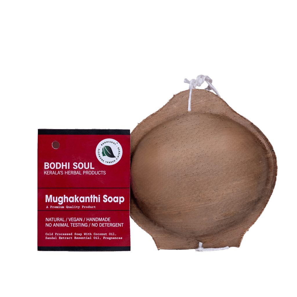 Bodhi Soul Mughakanthi Ayurvedic Soap | Sandalwood & Herbal Soap for Skin Tone & Texture | Handmade | 75g view 2
