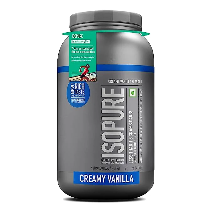 Nature's Best ISO PURE Whey Protein (Flavour - CREAMY VANILLA) by Total Sporting And Fitness Solutions Pvt Ltd