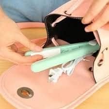 DAYBETTER® Women Beauty Mini Professional Hair Straighteners Flat Iron Specially Designed for Teen Pink (Color my be change) TAR-B3 view 2