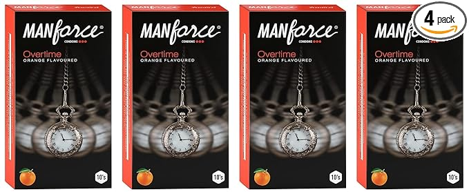Manforce Condoms Assorted Flavour 10 Pcs x Pack of 4