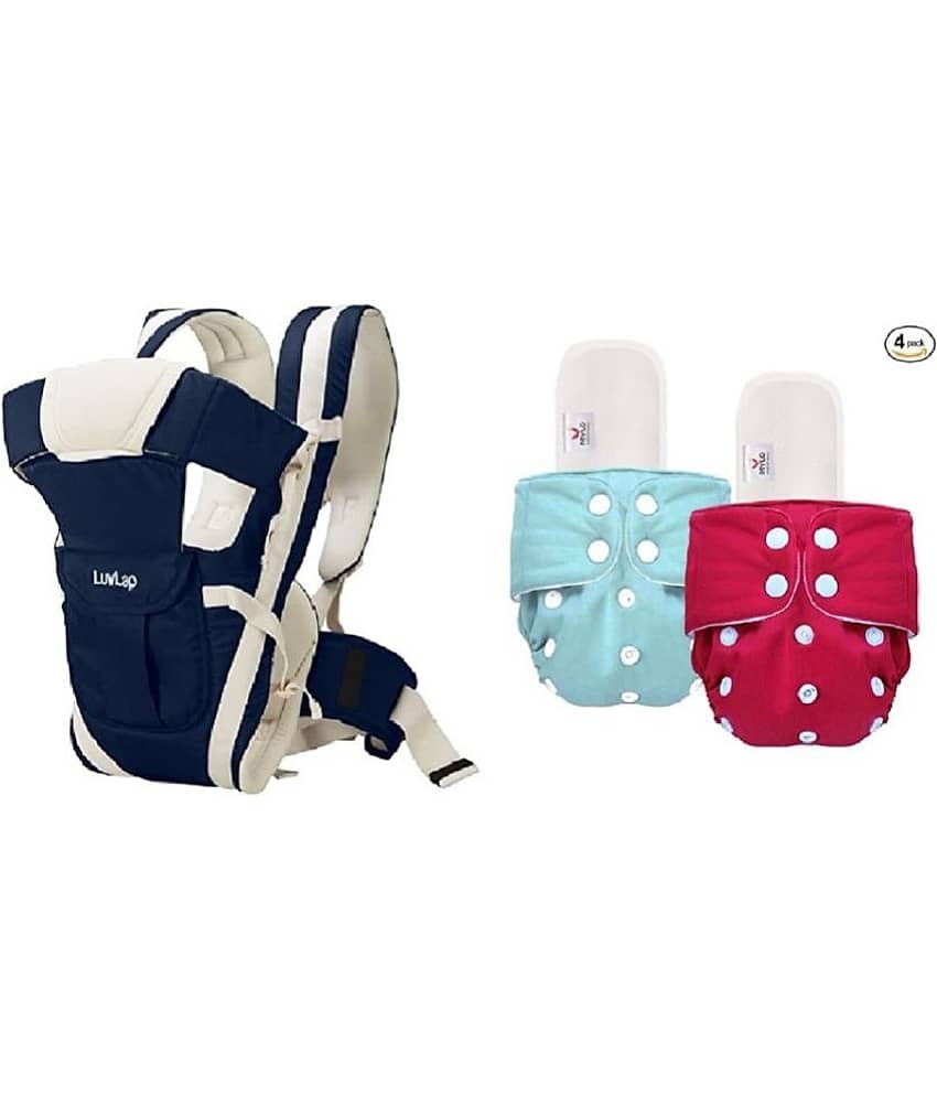 AURAPURO baby Carrier | Adjustable Hands-Free 4 in 1 Position With Head Support baby AURAPURO Baby Carrier Bag/Adjustable Hands Free 4 in 1 Baby/Baby sefty Belt/Child Safety Strip/Baby Sling Carrier Bag/Baby Back Carrier Bag (Dark Blue)