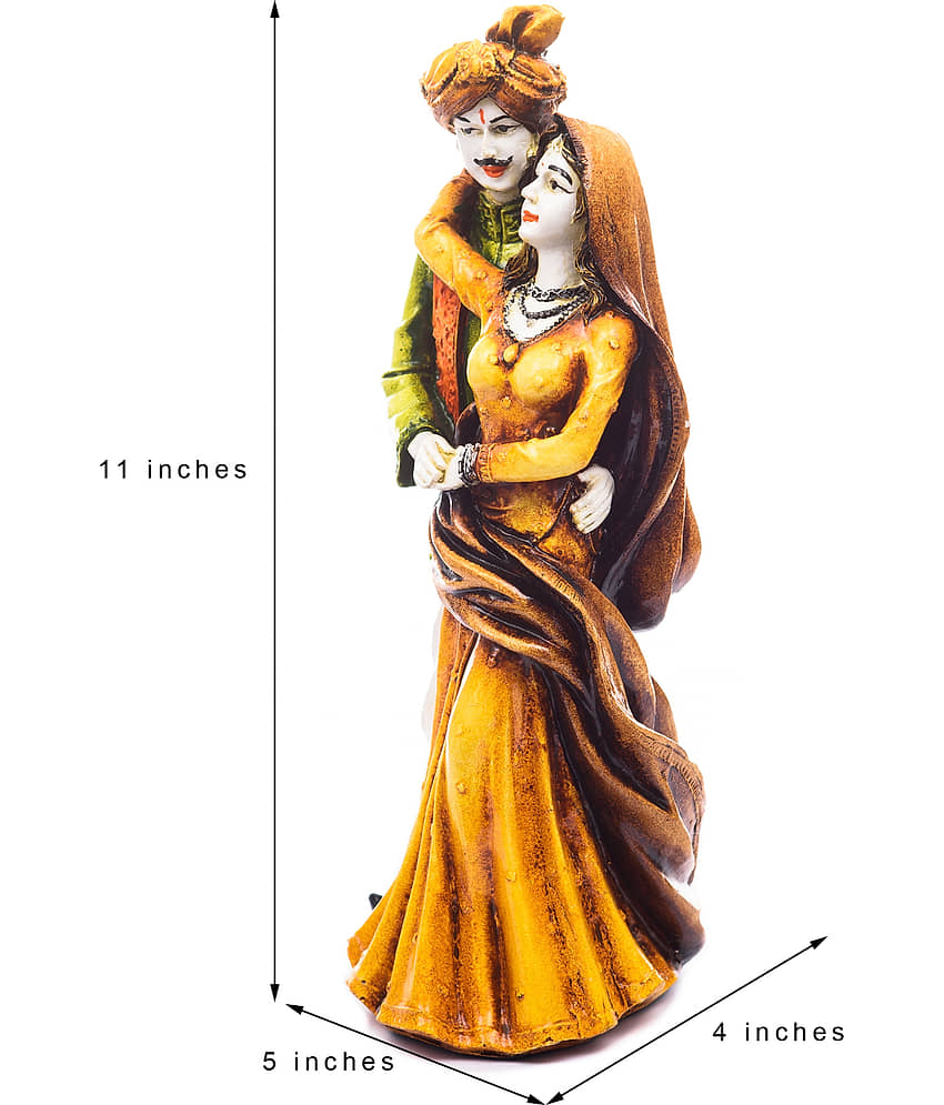 eCraftIndia Couple & Human Figurine 27 cm - Pack of 1 view 2