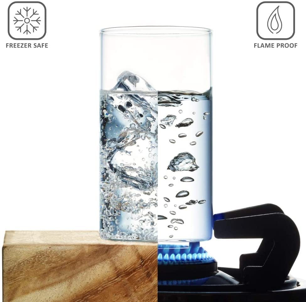 Borosil - Vision Glass Set, 295 ml, Set of 6, Transparent view 2
