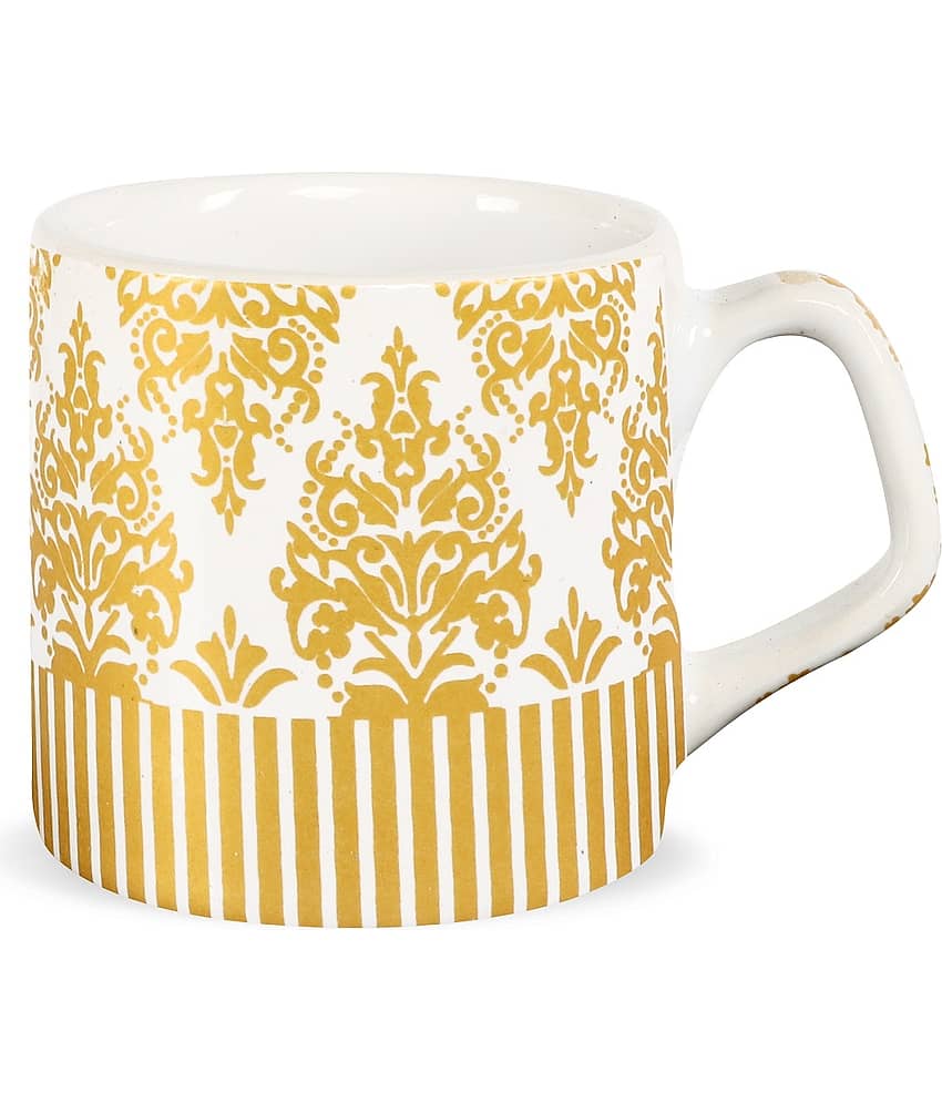 Hala Moondust Printed Ceramic Tea Cup 150 ml ( Pack of 6 ) view 2