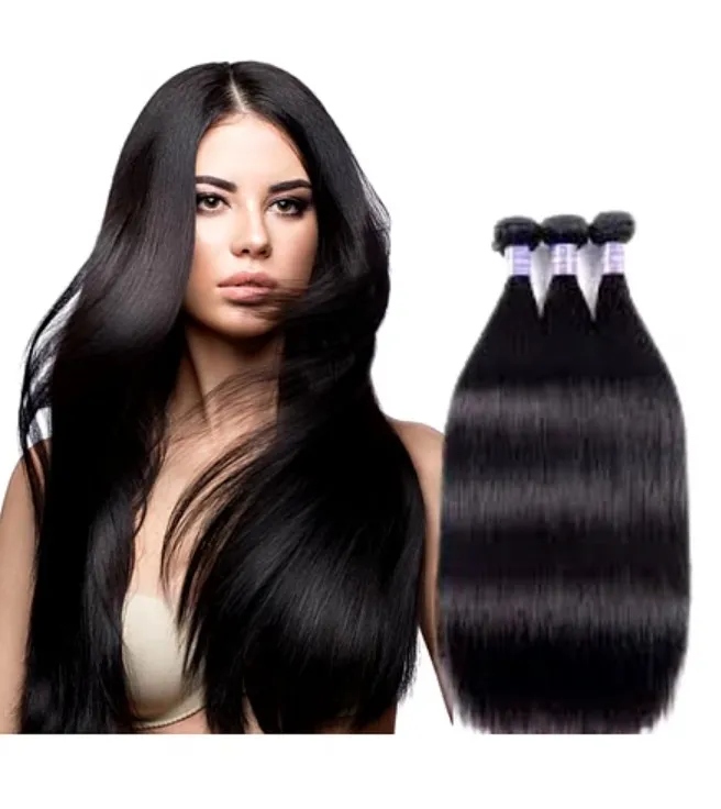 Luxurious Remy Straight Human Hair - Weft Straight Hair Extension Size 18