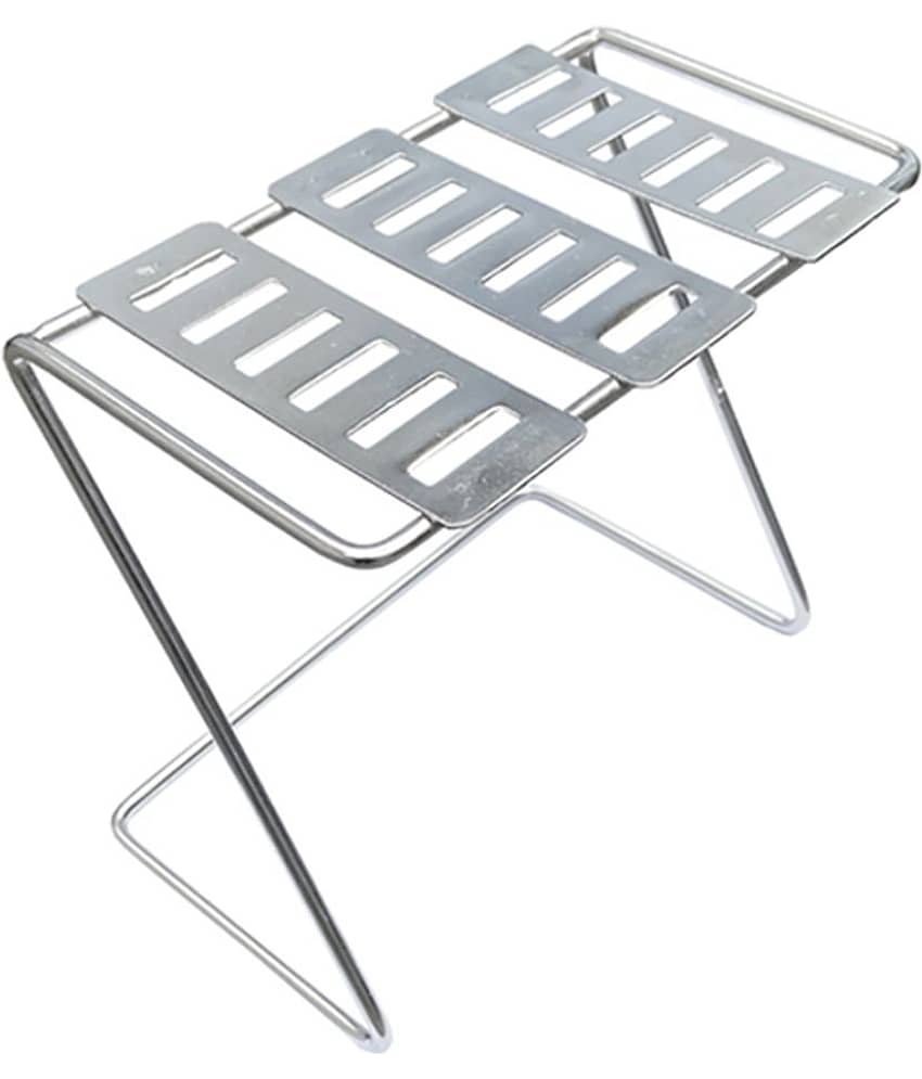 OC9 Silver Stainless Steel Storage Racks ( Pack of 1 ) view 2