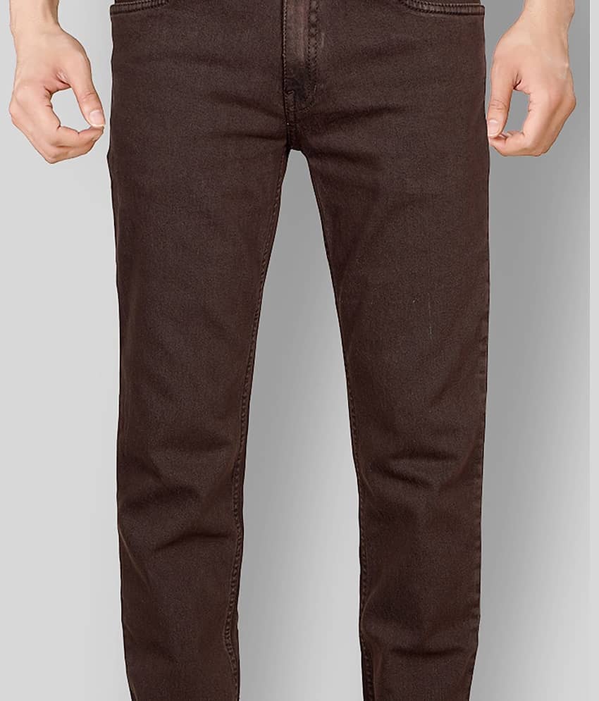 JB JUST BLACK Dark Brown Regular Fit Jeans view 2