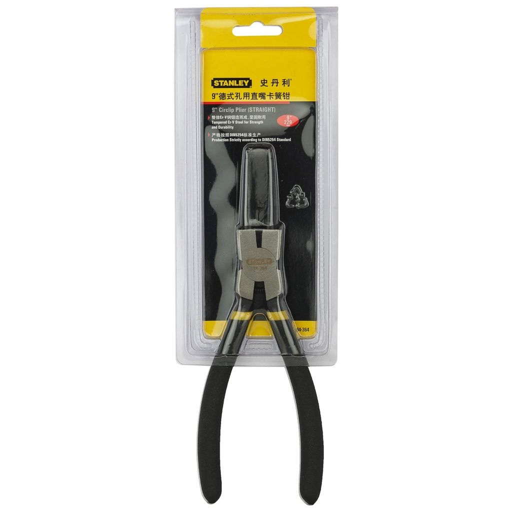 Stanley Circlip Plier , Straight Internal, 230Mm-9" 84-364-23 view 2