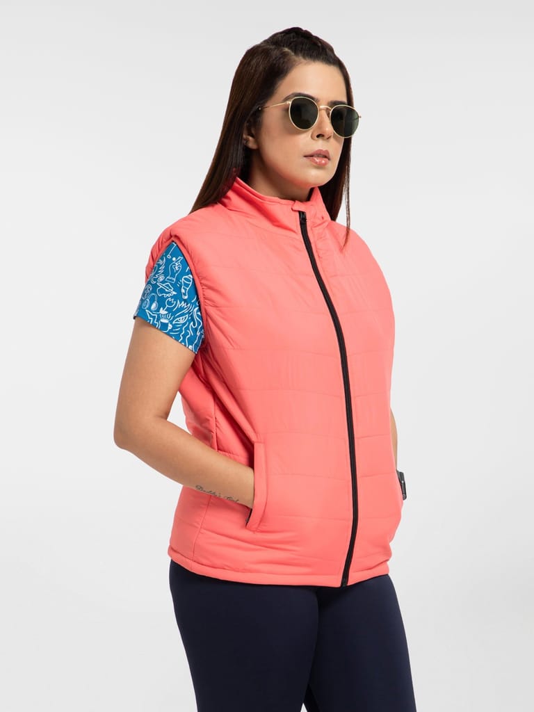 AH Women Half Jacket Sport Pink view 2