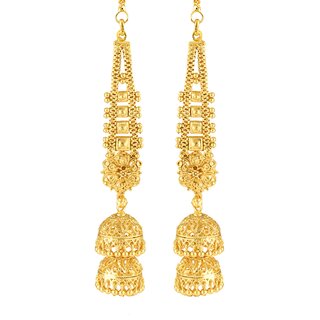 Vivastri Double Drop Jhumka Earring for Women and Girls [VIVA2733ERG] view 2