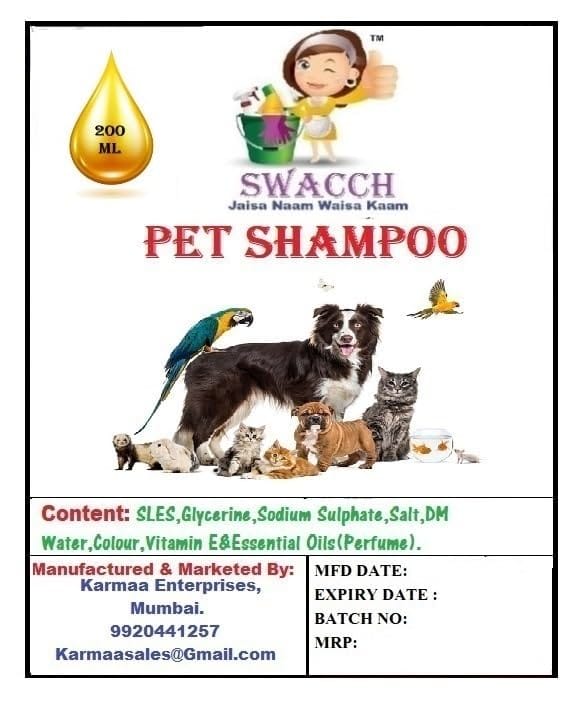 SWACCH Premium Shampoo for PET Shampoo (200ML) (Pack of 3) Rose view 2